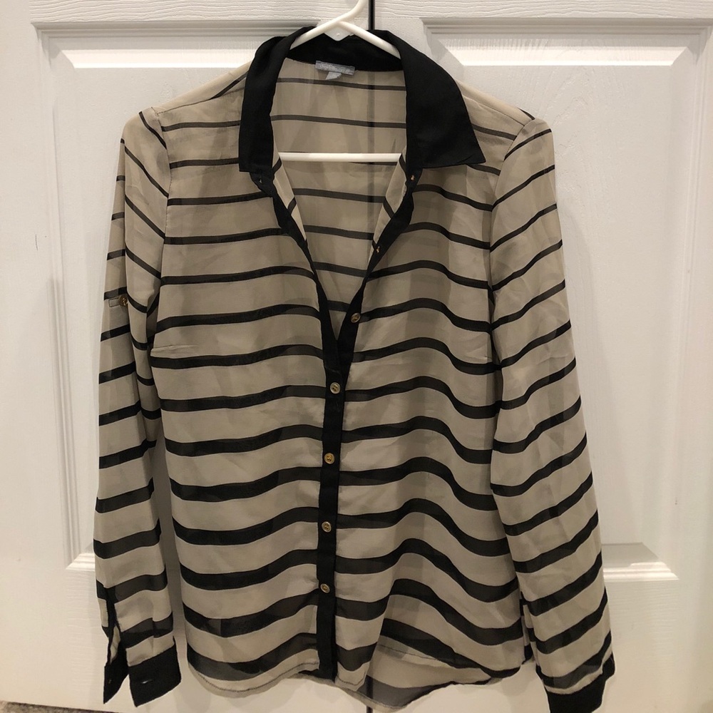 Charlotte Russe button down long sleeve